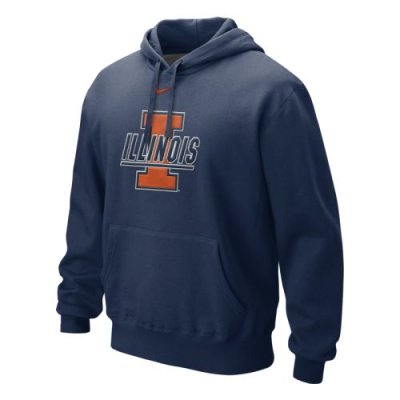 Nike Illinois Fighting Illini Classic Logo Hooded Sweatshirt