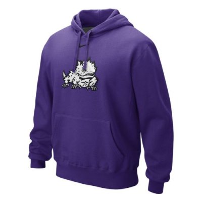 Nike Tcu Horned Frogs Classic Logo Hooded Sweatshirt