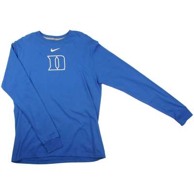Nike Duke Blue Devils Long Sleeve Classic Logo T-shirt