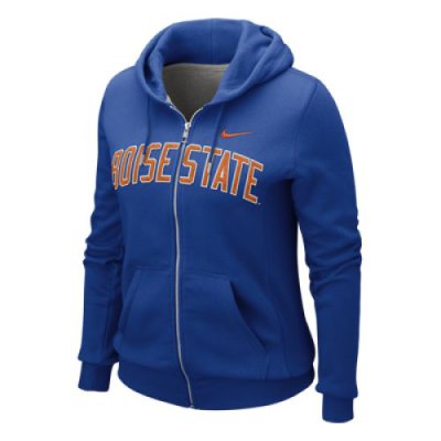 Nike Boise State Broncos Womens Classic Full-zip Hooded Sweatshirt