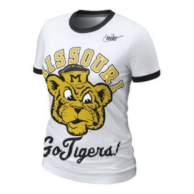Nike Missouri Tigers Womens Vault Ringer T-shirt