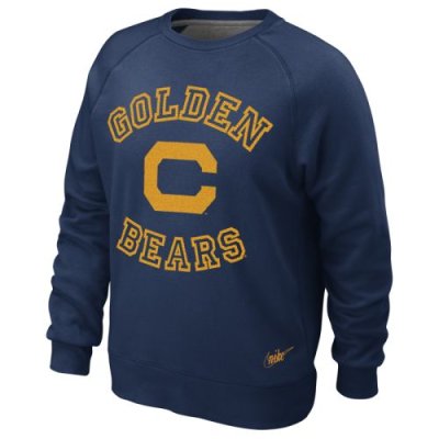 Nike California Berkeley Golden Bears Vault Crew Fleece Sweatshirt