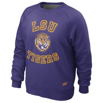 Nike Lsu Tigers Vault Crew Fleece Sweatshirt