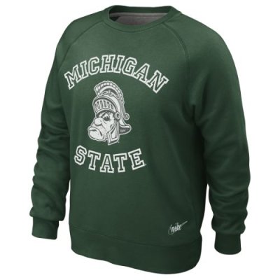 Nike Michigan State Spartans Vault Crew Fleece Sweatshirt