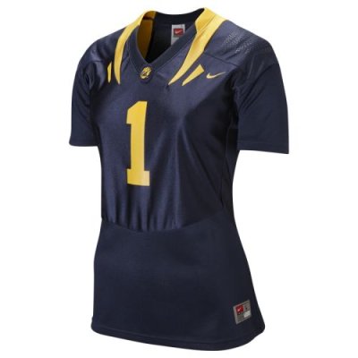 Nike California Berkeley Golden Bears Womens Replica Football Jersey - #1 Navy