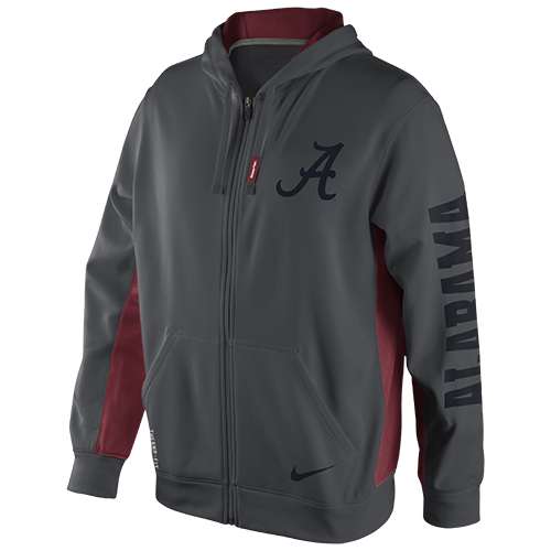 Nike Alabama Crimson Tide Full-Zip KO Hooded Sweatshirt