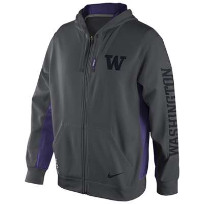Nike Washington Huskies Full-Zip KO Hooded Sweatshirt