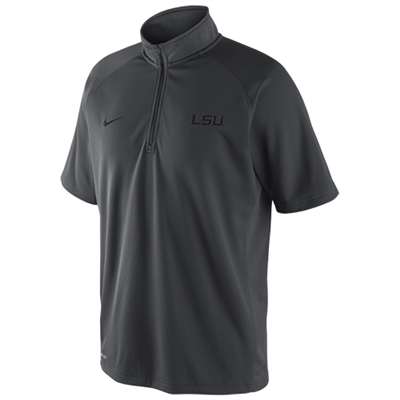 Nike Lsu Tigers Elite Short Sleeve Mock Shirt