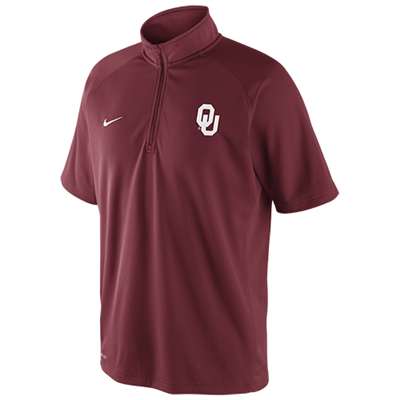 Nike Oklahoma Sooners Elite Short Sleeve Mock Shirt