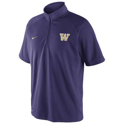 Nike Washington Huskies Elite Short Sleeve Mock Shirt
