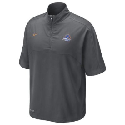 Nike Boise State Broncos Dri-fit Short Sleeve Hot Jacket