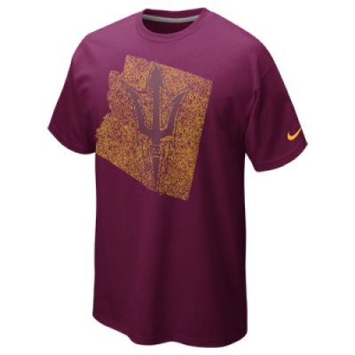 Nike Arizona State Sun Devils Logo As Art T-shirt