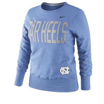 Nike North Carolina Tar Heels Women's Classic Fleece Crew Sweatshirt