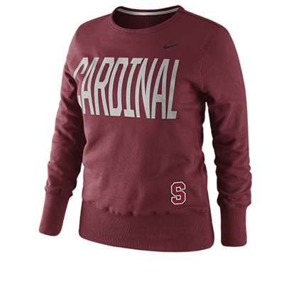 Nike Stanford Cardinal Women's Classic Fleece Crew Sweatshirt