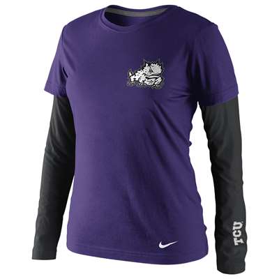 Nike Tcu Horned Frogs Women's Seasonal Long Sleeve T-Shirt