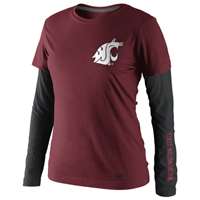Nike Washington State Cougars Women's Seasonal Long Sleeve T-Shirt