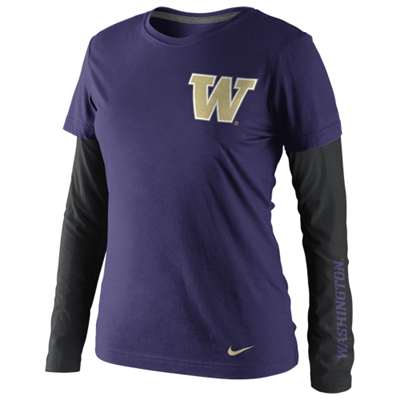 Nike Washington Huskies Women's Seasonal Long Sleeve T-Shirt