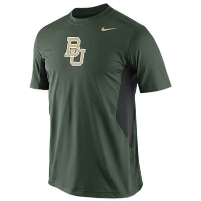 Nike Baylor Bears Pro Combat Hypercool Performance T-Shirt