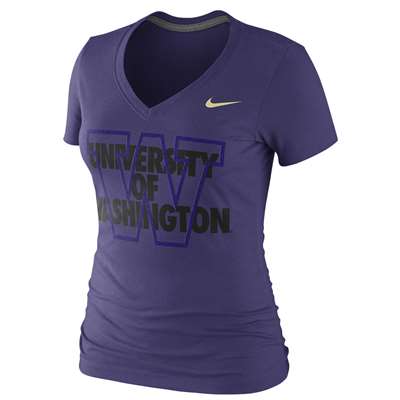 Nike Washington Huskies Women's V-Neck T-Shirt