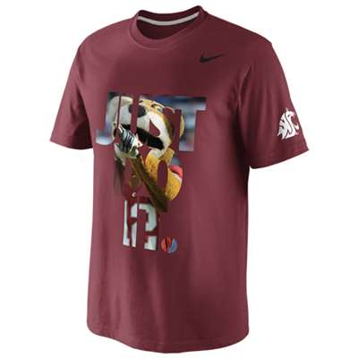 Nike Washington State Cougars Mascot Just Do It T-Shirt