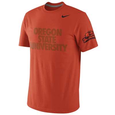 Nike Oregon State Beavers Tri-Blend Symbol T-Shirt