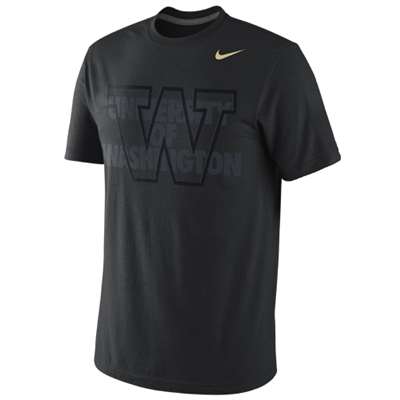 Nike Washington Huskies Tri-Blend Symbol T-Shirt