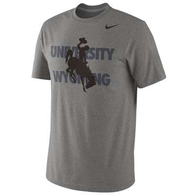 Nike Wyoming Cowboys Tri-Blend Symbol T-Shirt