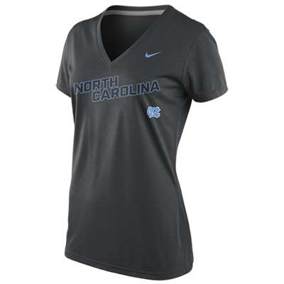 Nike North Carolina Tar Heels Womens Stealth Legend V-Neck T-Shirt