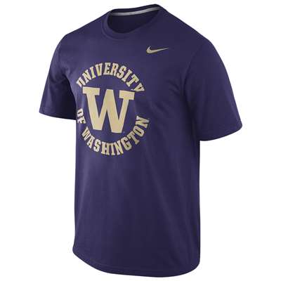 Nike Washington Huskies School Stamp T-Shirt