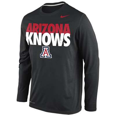 Nike Arizona Wildcats Knows Legend Long-Sleeve T-Shirt