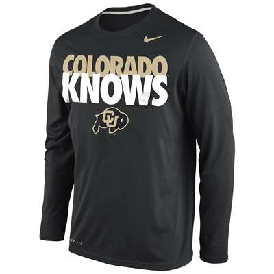 Nike Colorado Buffaloes Knows Legend Long-Sleeve T-Shirt