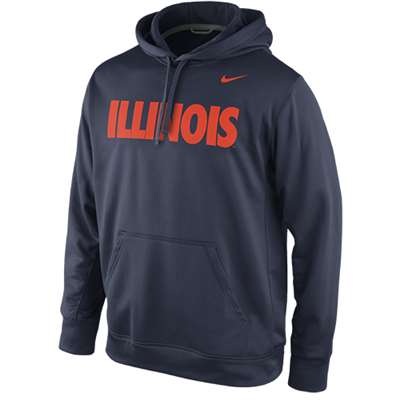 Nike Illinois Fighting Illini KO Hooded Sweatshirt