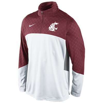Nike Washington State Cougars Long-Sleeve Basketball Shootaround Shirt