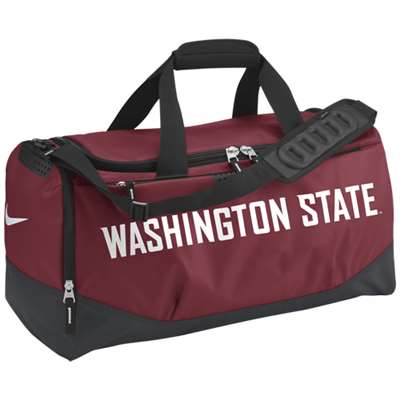 Nike Washington State Cougars Team Training Medium Duffle Bag