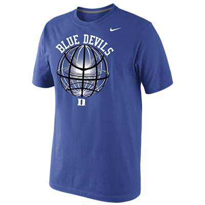 Nike Duke Blue Devils Fusion Power Glow Ball T-Shirt