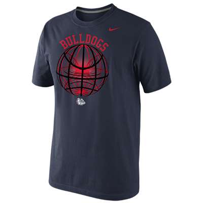 Nike Gonzaga Bulldogs Fusion Power Glow Ball T-Shirt