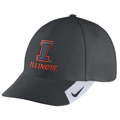 Nike Illinois Fightin Illini Legacy 91 Swoosh Flex Hat