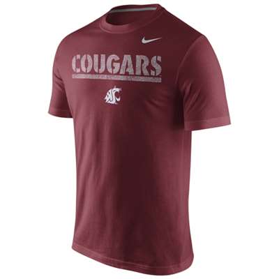 Nike Washington State Cougars Cotton Game Day Crew T-Shirt
