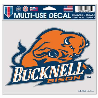 Bucknell Bison Ultra Decal 4.5" x 6"