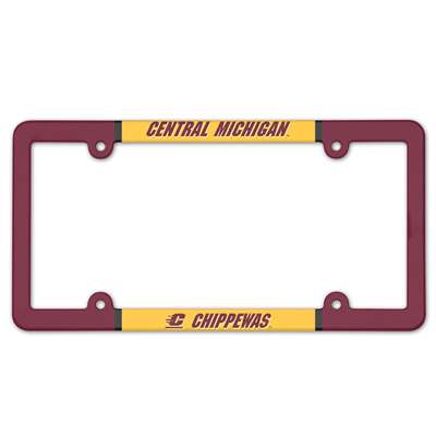 Central Michigan Chippewas Plastic License Plate Frame