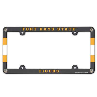 Fort Hayes State Tigers Plastic License Plate Frame