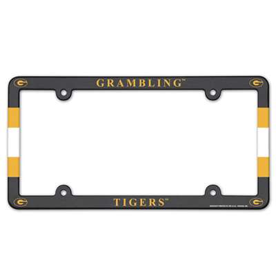 Grambling State Tigers Plastic License Plate Frame
