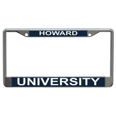 Howard Bison Metal Inlaid Acrylic License Plate Frame