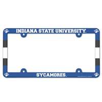 Indiana State Sycamores Plastic License Plate Frame