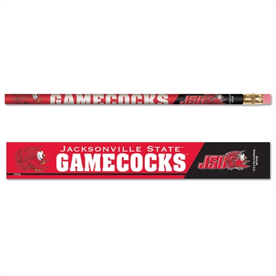 Jacksonville State Gamecocks Pencil - 6-pack