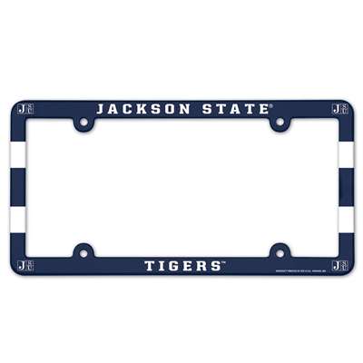 Jackson State Tigers Plastic License Plate Frame