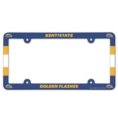 Kent State Golden Flashes Plastic License Plate Frame