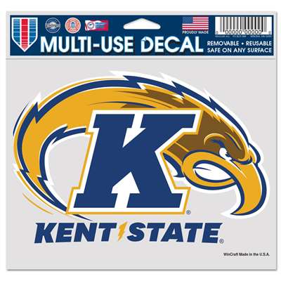 Kent State Golden Flashes Ultra Decal 4.5" x 6"