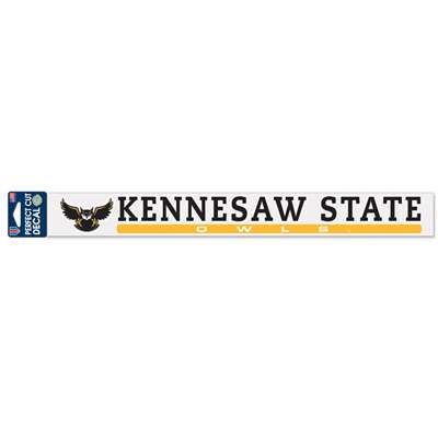 Kennesaw State Owls Perfect Cut Decal Strip - 2" x 17"