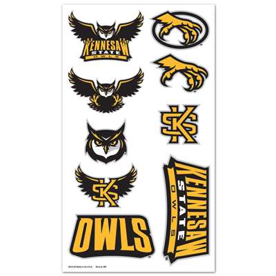 Kennesaw State Owls Temporary Tattoos